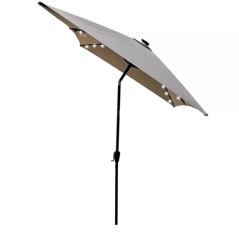 10 X 6.5t Rectangular Patio Solar Led Lighted Outdoor Umbrellas With Crank And Push Button Tilt For Garden Backyard Pool Swimming Pool 2