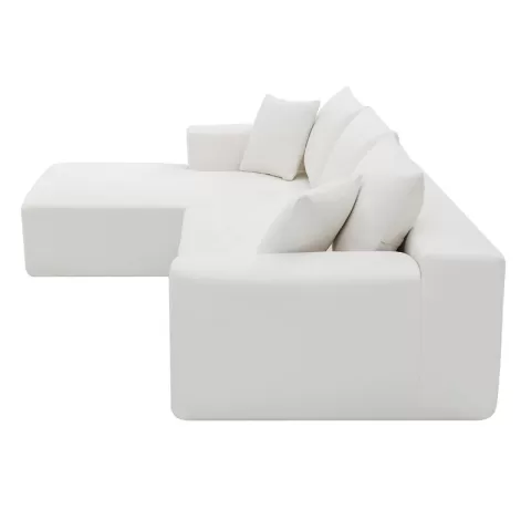 109*68" Modular Sectional Living Room Sofa Set, Modern Minimalist Style Couch, Upholstered Sleeper Sofa for Living Room, Bedroom, Salon