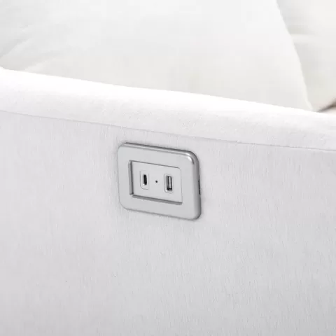 129.5 Sectional Sleeper Sofa With Pull Out Bed Modern L Shape Couch Bed With Usb Charging Port For Living Room, Bedroom 11