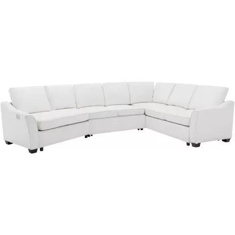 129.5 Sectional Sleeper Sofa With Pull Out Bed Modern L Shape Couch Bed With Usb Charging Port For Living Room, Bedroom 12
