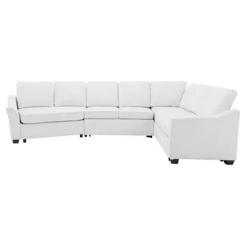 129.5 Sectional Sleeper Sofa With Pull Out Bed Modern L Shape Couch Bed With Usb Charging Port For Living Room, Bedroom 29
