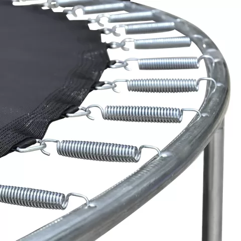 14ft Trampoline For Adults & Kids With Basketball Hoop, Outdoor Trampolines Wladder And Safety Enclosure Net For Kids And Adults 8