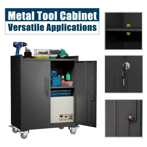 2 Door Tool Cabinets For Garage 12