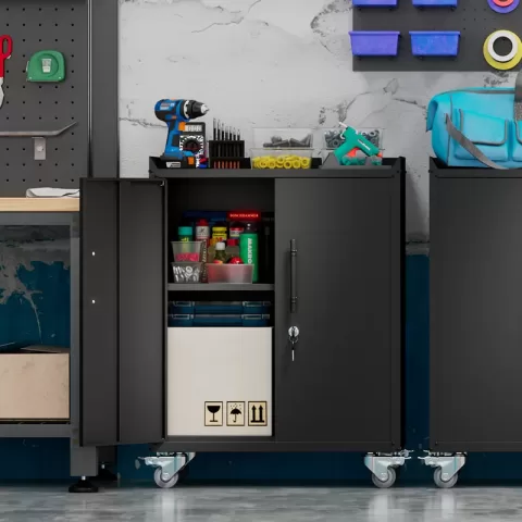 2 Door Tool Cabinets For Garage 15