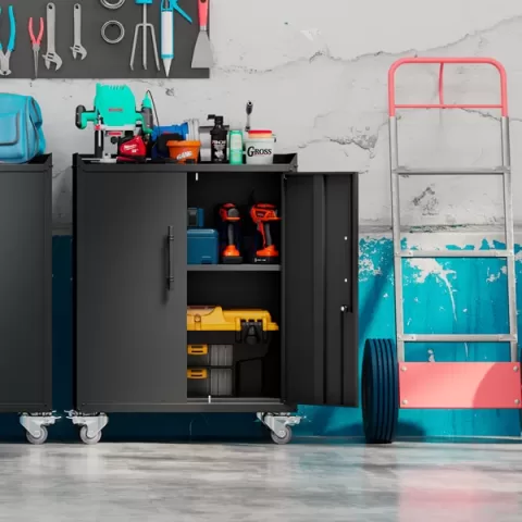 2 Door Tool Cabinets For Garage 17