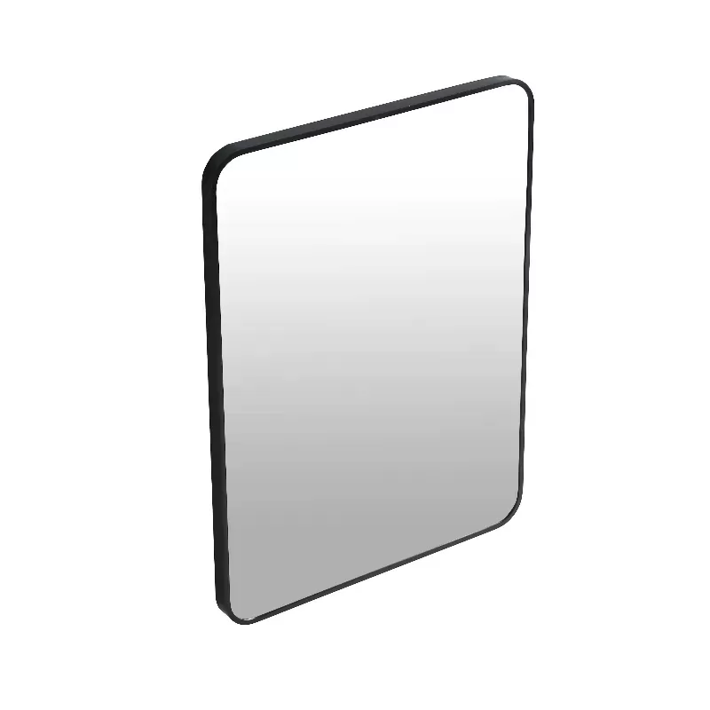 24 X 32 Inch Bathroom Mirror Black Aluminum Frame 1