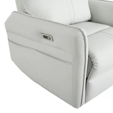 270° Power Swivel Rocker Recliner Chair, Electric Glider Reclining Sofa With Usb Ports, Power Swivel Glider, Rocking Chair Nursery Recliners For Living Room Bedroom 10