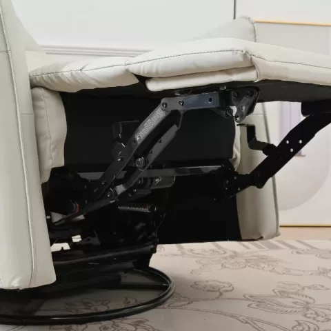 270° Power Swivel Rocker Recliner Chair, Electric Glider Reclining Sofa With Usb Ports, Power Swivel Glider, Rocking Chair Nursery Recliners For Living Room Bedroom 18