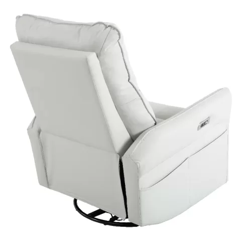 270° Power Swivel Rocker Recliner Chair, Electric Glider Reclining Sofa With Usb Ports, Power Swivel Glider, Rocking Chair Nursery Recliners For Living Room Bedroom 8