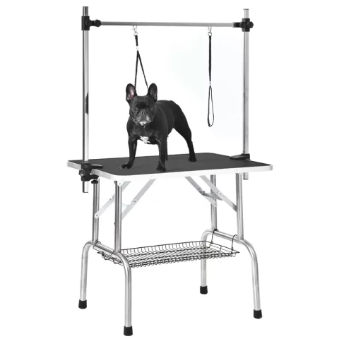 36 Professional Dog Pet Grooming Table Adjustable Heavy Duty Portable Warm & Noose & Mesh Tray 11