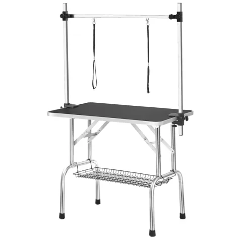 36 Professional Dog Pet Grooming Table Adjustable Heavy Duty Portable Warm & Noose & Mesh Tray 5