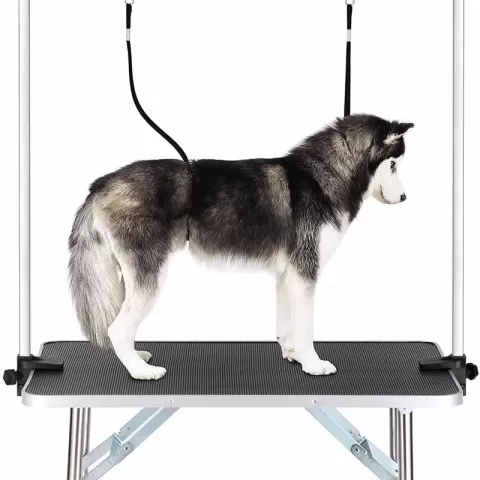 36 Professional Dog Pet Grooming Table Adjustable Heavy Duty Portable Warm & Noose & Mesh Tray 8