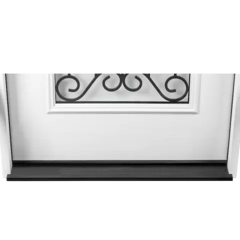 37.5inx81.5in Left Hand Inswing Wrought Iron Fiber Glass Prehung Entry Door 4