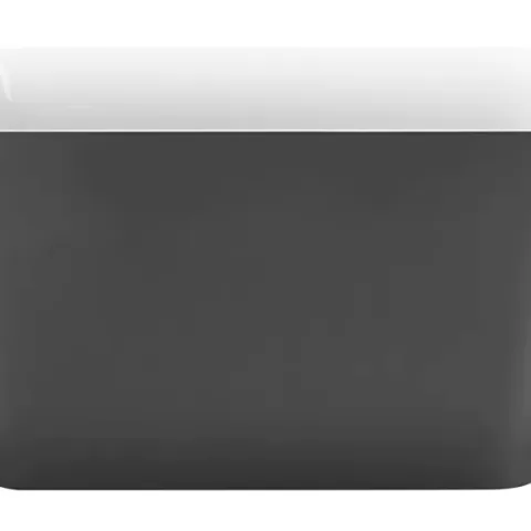 47 100% Acrylic Freestanding Bathtub，contemporary Soaking Tub，white Inside And Gray Outside 7