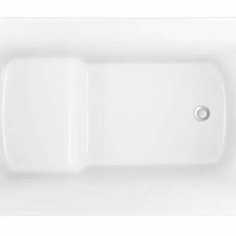 47 100% Acrylic Freestanding Bathtub，contemporary Soaking Tub，white Inside And Gray Outside 9