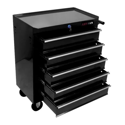 5 Drawers Multifunctional Tool Cart With Wheels 3