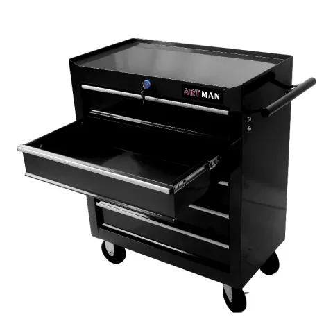 5 Drawers Multifunctional Tool Cart With Wheels 7