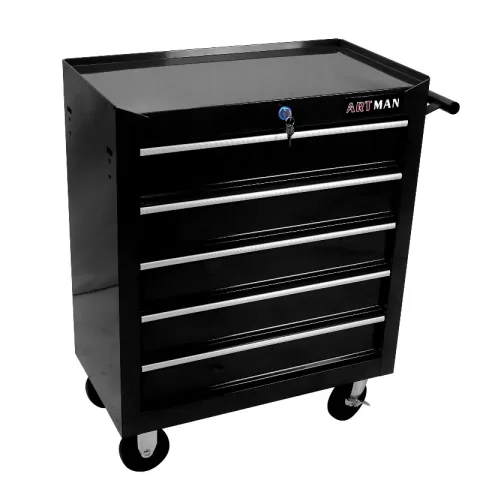 5 Drawers Multifunctional Tool Cart With Wheels 9