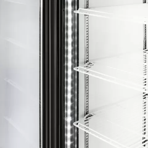 51 Glass Door Merchandiser Refrigerator Beverage Cooler With Swing Door 10