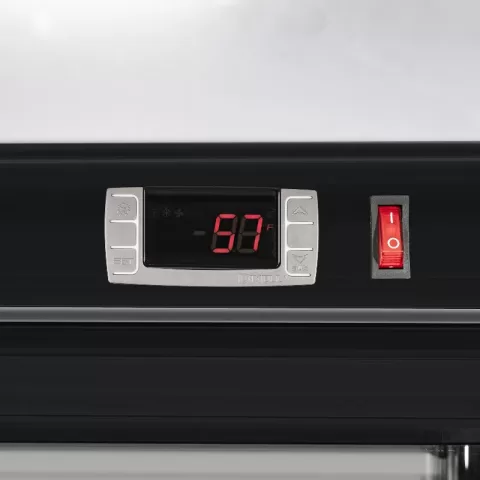 51 Glass Door Merchandiser Refrigerator Beverage Cooler With Swing Door 14
