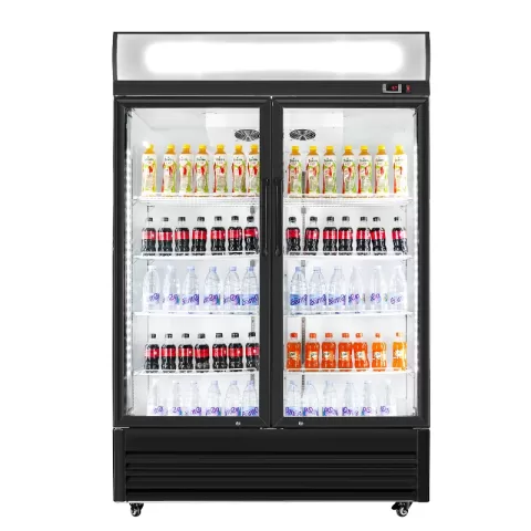 51 Glass Door Merchandiser Refrigerator Beverage Cooler With Swing Door 16