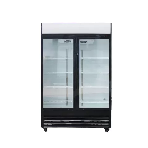 51 Glass Door Merchandiser Refrigerator Beverage Cooler With Swing Door 4