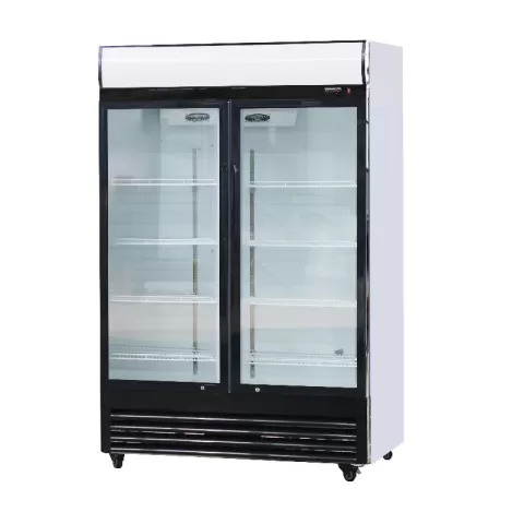 51 Glass Door Merchandiser Refrigerator Beverage Cooler With Swing Door 6