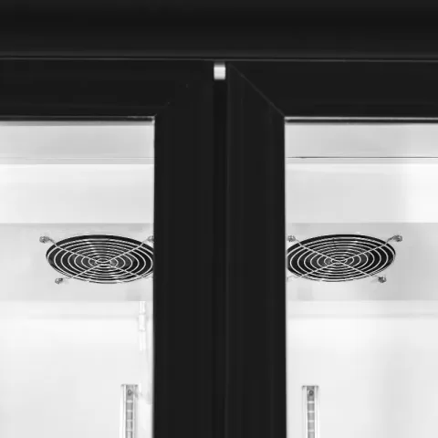 51 Glass Door Merchandiser Refrigerator Beverage Cooler With Swing Door 8