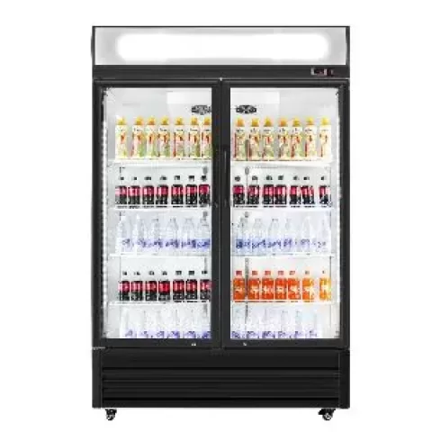 51" Glass Door Merchandiser Refrigerator Beverage Cooler with Swing door