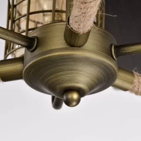 52inch Bronze Metal 3 Lights Ceiling Fan With 5 Wood Blades, Two Color Fan Blade, Ac Motor, Remote Control, Reversible Airflow, Multi Speed, Adjustable Height, Traditional 20