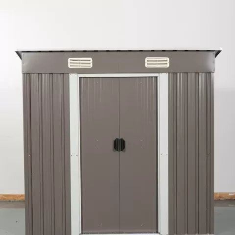 6ft X 4ft Outdoor Metal Storage Shed Outdoor Warehouse, Storage Room, Waste Tools And Furniture Storage Room, Chicken Coop, Duck Coop, Agricultural Tool Placement Space 1