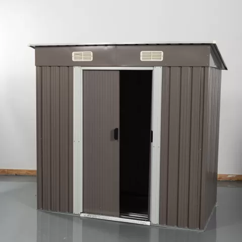 6ft X 4ft Outdoor Metal Storage Shed Outdoor Warehouse, Storage Room, Waste Tools And Furniture Storage Room, Chicken Coop, Duck Coop, Agricultural Tool Placement Space 13