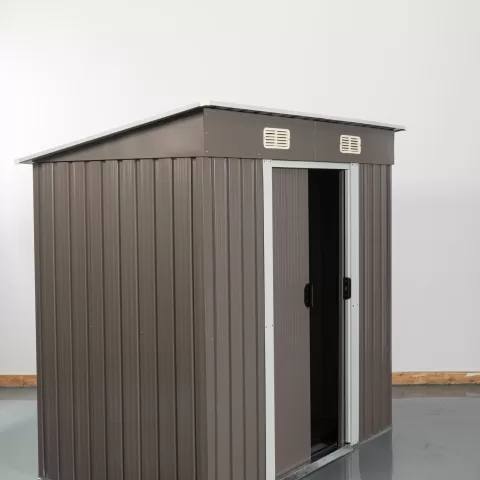6ft X 4ft Outdoor Metal Storage Shed Outdoor Warehouse, Storage Room, Waste Tools And Furniture Storage Room, Chicken Coop, Duck Coop, Agricultural Tool Placement Space 8