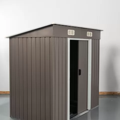 6ft X 4ft Outdoor Metal Storage Shed Outdoor Warehouse, Storage Room, Waste Tools And Furniture Storage Room, Chicken Coop, Duck Coop, Agricultural Tool Placement Space 9