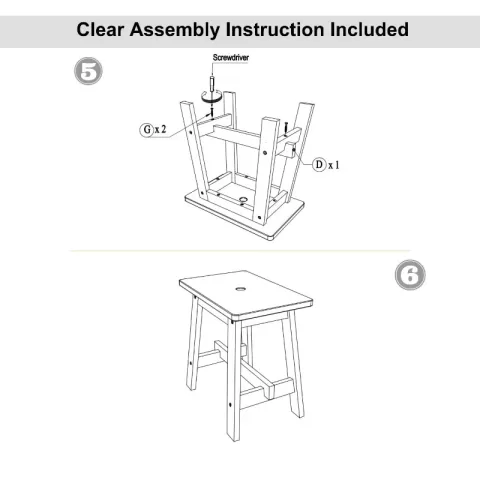 Acacia Wood Stool Rectangle Top Chairs Best Ideas End Tables For Sofas Sub-stool for Living Room Bedside Strong Weight Capacity Upto 250 LBS