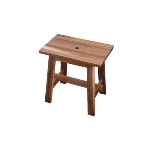 Acacia Wood Stool Rectangle Top Chairs Best Ideas End Tables For Sofas Sub-stool for Living Room Bedside Strong Weight Capacity Upto 250 LBS