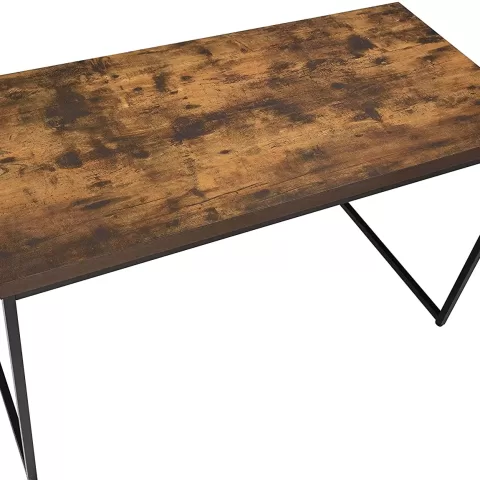 Bob Desk in Weathered Oak & Black