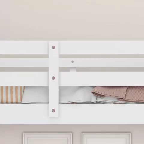 Bunk Bed With Trundle, White 2