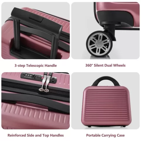 Carry On Luggage 20 Inch Front Open Luggage Lightweight Suitcase With Front Pocket And Usb Port, 1 Portable Carrying Case 7