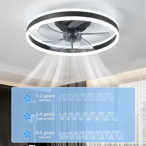 Ceiling Fan With Lights Dimmable Led 3