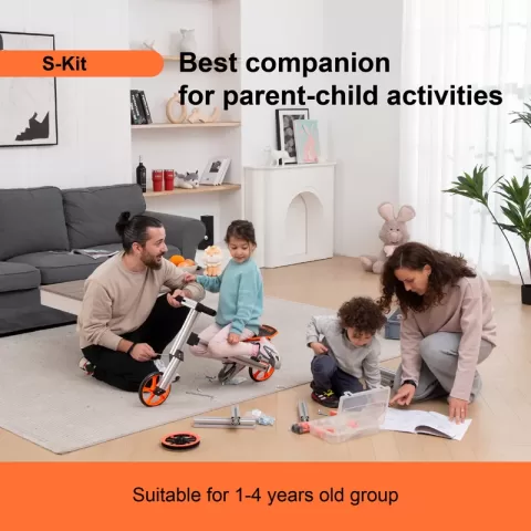 Constructible Kit 20 In 1 Kids Balance Bike No Pedals Toys For 1 To 4 Year Old Engineering Building Kit Kids Sitstand Scooter Most Popular S Kit (not Electric) 14