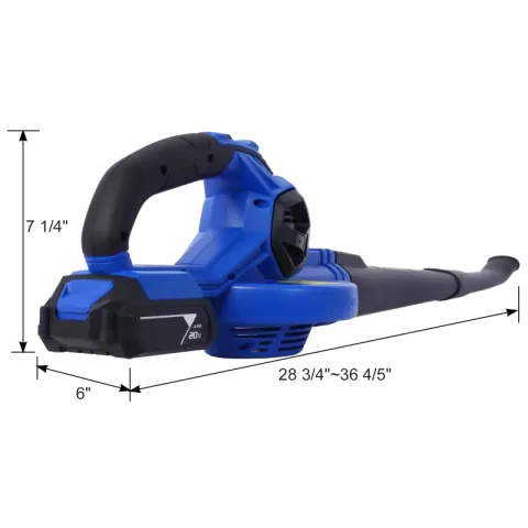 Cordless Leaf Blower Electric Leaf Blower Cordless With Battery And Charger 2 Speed Mode 20v Battery Powered Leaf Blowers For Lawn Care, Patio, Blowing Leaves And Snow 8