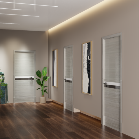 Door Frame Door Casing Kit, Suitable 80x24, 80x28.up To 84x36 Size Door Slab, Interior Door Jamb Frame Set And Door Trim Set, 4 916 Width, Simple And Stylish, Easy To Ins 13