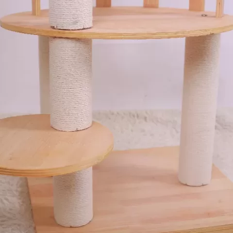 Elitecat Haven Premium Wooden Multi Level Cat Climber Cat Tower 16