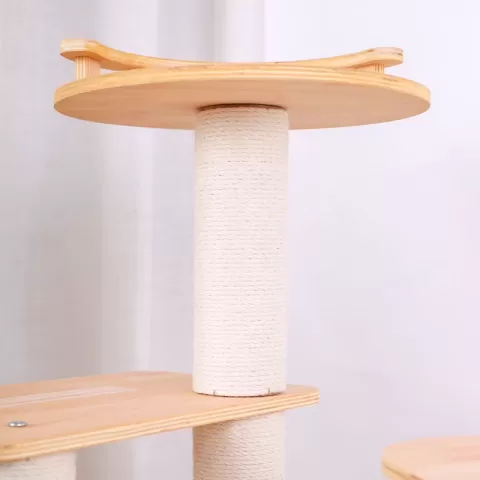 Elitecat Haven Premium Wooden Multi Level Cat Climber Cat Tower 2