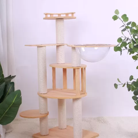 Elitecat Haven Premium Wooden Multi Level Cat Climber Cat Tower 29