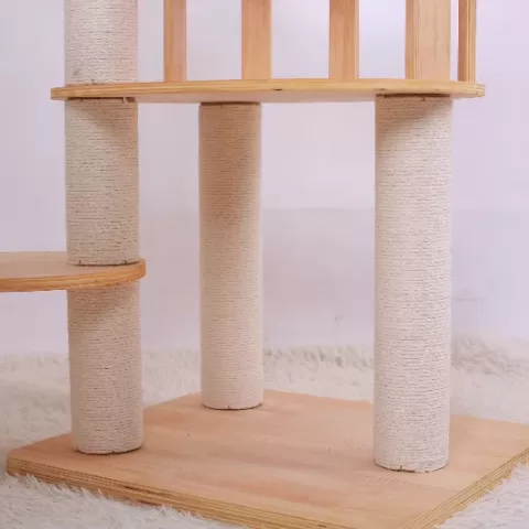 Elitecat Haven Premium Wooden Multi Level Cat Climber Cat Tower 35