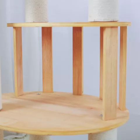 Elitecat Haven Premium Wooden Multi Level Cat Climber Cat Tower 5