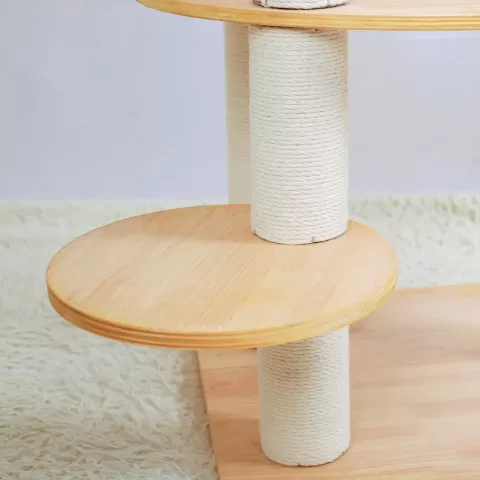 Elitecat Haven Premium Wooden Multi Level Cat Climber Cat Tower 6