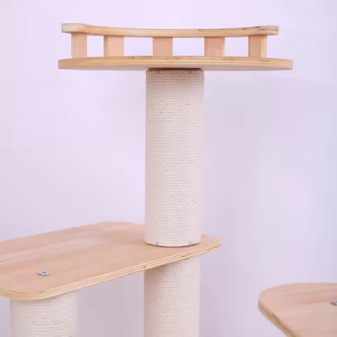 Elitecat Haven Premium Wooden Multi Level Cat Climber Cat Tower 8